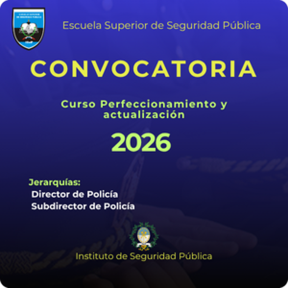 Escuela Superior - Convocatoria Curso de Actualización y Perfeccionamiento 2026