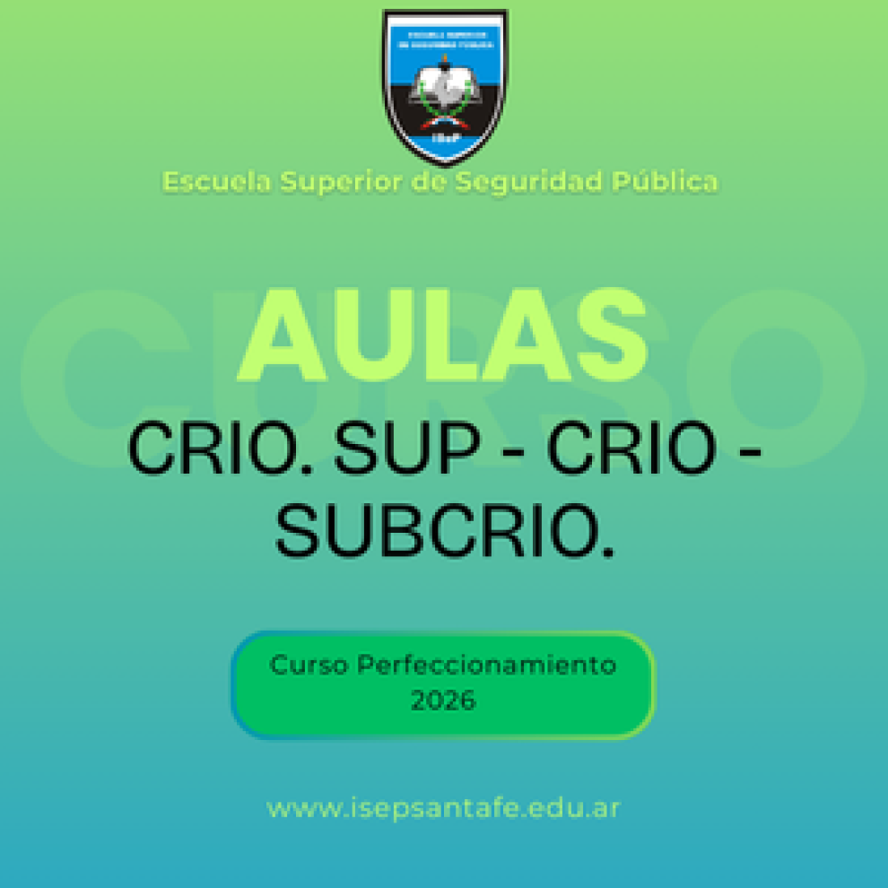  ESCUELA SUPERIOR – AULAS – CURSO DE PERFECCIONAMIENTO Y ACTUALIZACIÓN | CICLO 2026