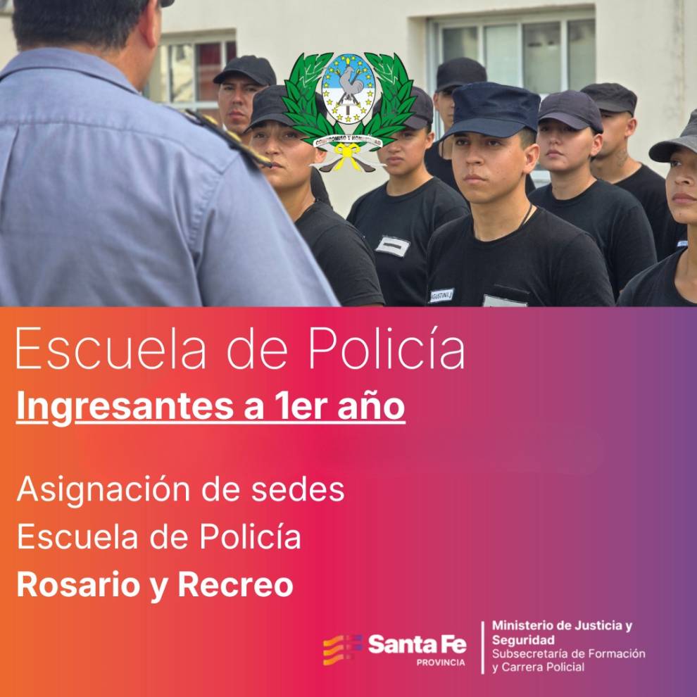 Escuela de Policía - Comienzo de Ciclo Lectivo 2026 - Cadetes de 1er año