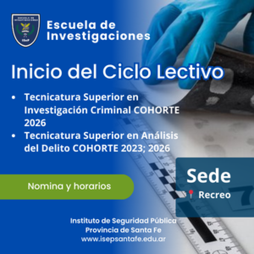 Inicio del Ciclo Lectivo de la Escuela de Investigaciones – Sede Recreo 