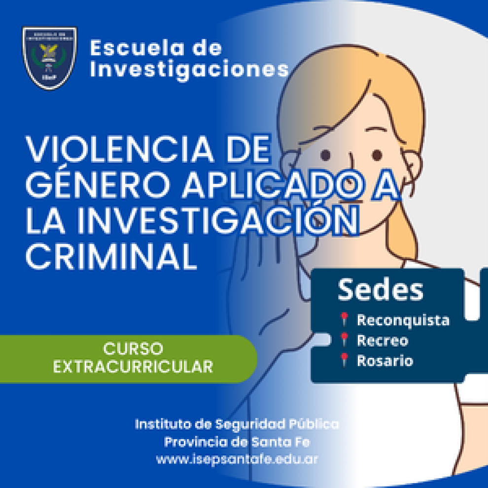 Escuela de Investigaciones - VIOLENCIA DE GÉNERO APLICADO A LA INVESTIGACIÓN CRIMINAL