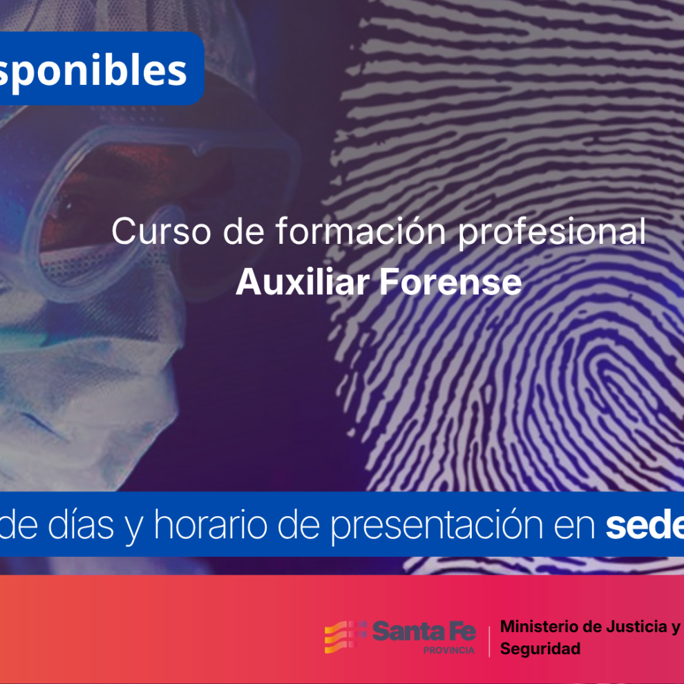 Asistente de la Investigación Criminal: Curso de “Auxiliar Forense”- RECURSOS   